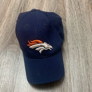 A broncos hat. One size fits all. Good condition